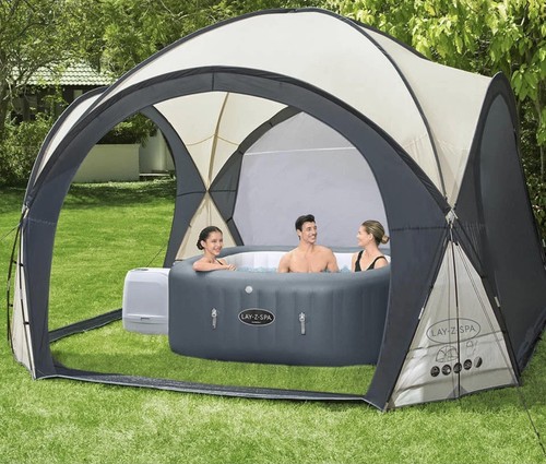 Lay spa hot tub - spa, gazebo
