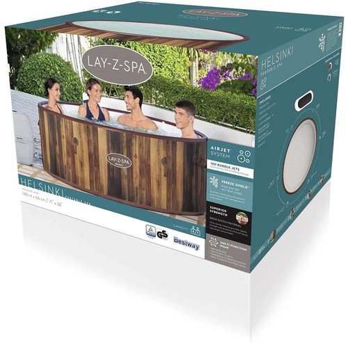 Lay spa helsinki round - lay-z-spa, brown